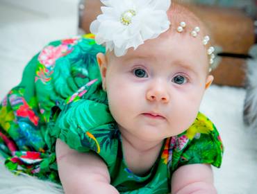 Ensaio Infantil de Giovana 4 meses