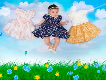 Ensaio Infantil de Larissa 3 Meses