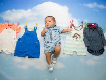 Ensaio Infantil de Davi 2 meses