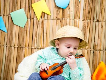 Ensaio Infantil de Thomas - 5 meses  ensaio junino 