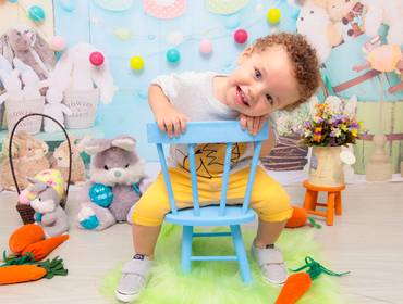 Ensaio Infantil de Páscoa