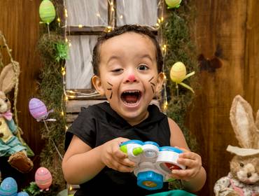 Pascoa de Davi Ensaio de Páscoa Rustico