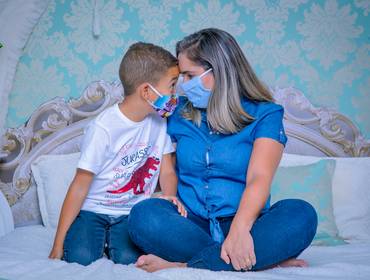 Dia das Mães de Rafaela- Ensaio do dia das Mães