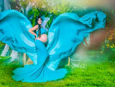 Gestante de Cecilia a espere do Heitor