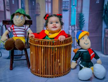 Ensaio Infantil de Isis 1 meses