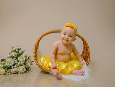 Ensaio Infantil de Lívia 6 meses