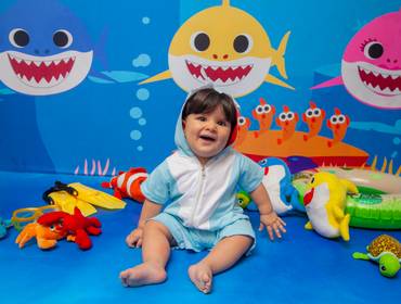 Ensaio Infantil de Valentin 10 Meses