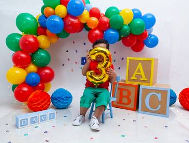 Smash The Cake de Davi 3 anos