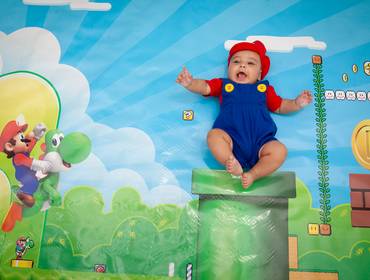 Ensaio Infantil de Samuel 3 meses