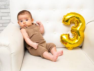 Ensaio Infantil de José Davi 3 meses