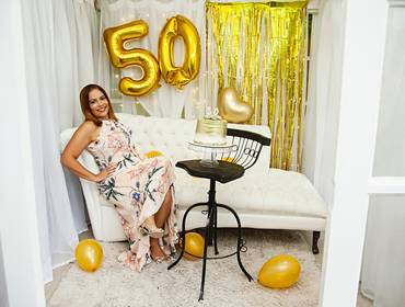 Ensaio de Aniversário de Luciana Ensaio de Aniversário Feminino- 50 anos