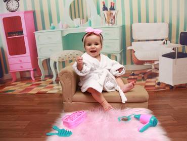 Ensaio Infantil de Melinda -Ensaio infantil 9 meses