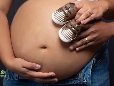 Gestantes  de Ariane à doce espera de Nicolas