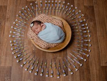 Newborn de Ensaio newborn de Manu 