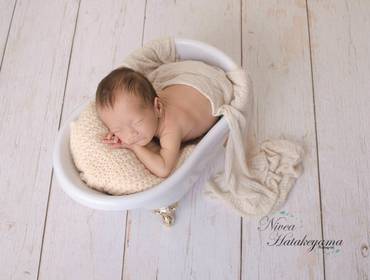 Newborn de Ensaio Newborn de Samuel e Maria