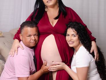 Gestantes  de Aline à doce espera de Carla Antonella