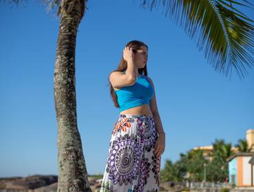 Ensaio de Ensaio Ana Beatriz na Praia de Itanhaem