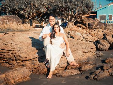 Pre Casamento de Ensaio Lifestyle em Praia Grande: Vitor e Stephanie por Rubens Jr.