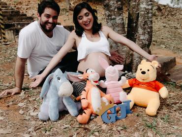 Aconchego - Olhares sobre A Gestação de Carina + Jefferson = Guilherme