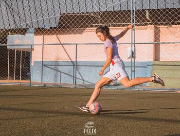 Ensaio Feminino de Aline Jogadora de Futebol