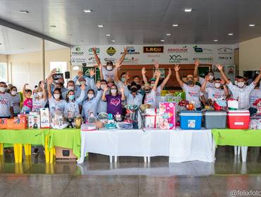 Evento de Trabalho como Voluntária no Leilão Beneficente do Hospital do Cancêr de Goiás