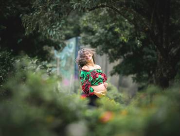 Gestante de A espera de Laura