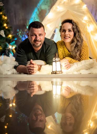 Casal de Ensaio casal de Natal - Ariana e Rodrigo