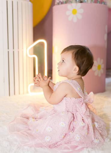 Aniversário de Aniversário 1 ano Cecília