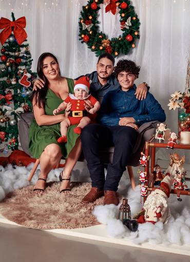 Família de Sessão de Natal - Mariana Bernardes