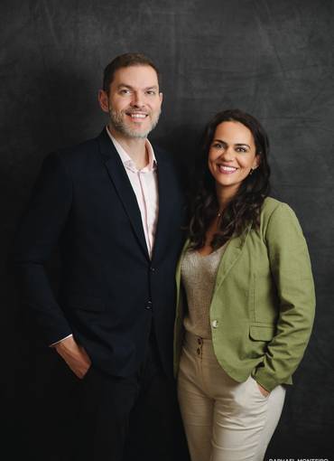 Retratos de Dr Bruno Bianco e Dra Cristiane Torres