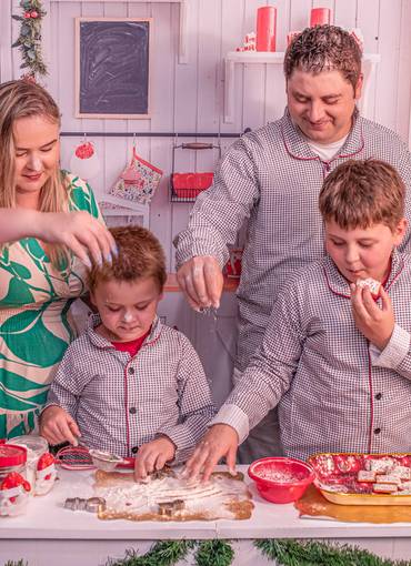 Documental de família de Especial de natal Raquel e Família 