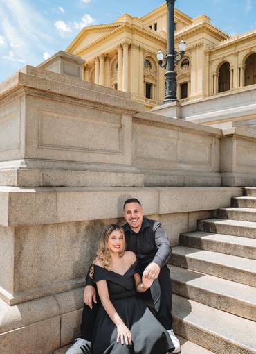Ensaio de noivos de Thina e Gustavo - Ensaio Pre Wedding