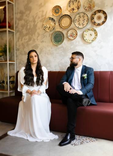 Casamento Intimista de Camila & Gabriel - casamento civil intimista