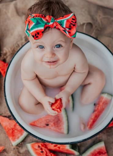 Bebês de Fases da Isabelle ~ 8 meses ( milk bath )