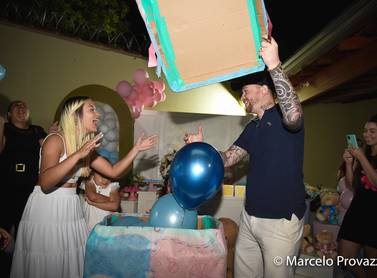 Chá revelação de Vem aí o principe Diogo.