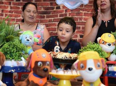 Aniversários de Felipe 6 anos 