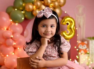 Ensaio Luxo com Balões de Laura / 3 Anos