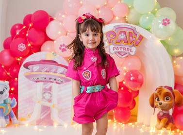 Ensaio Luxo com Balões de Cecília / 3 Aninhos