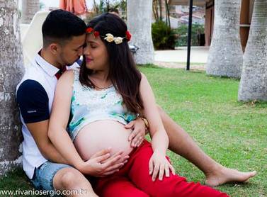 Gravida fotos externa de Kedja e Felipe