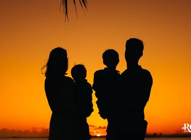 Família  de Louisa e Robson