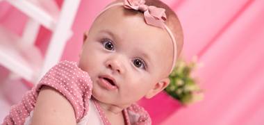 Ensaio Infantil de Acompanhamento Mensal - Alicia 8 meses
