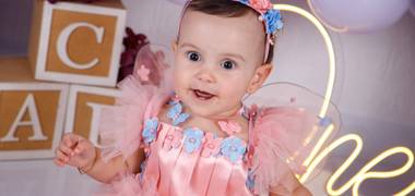 Ensaio Infantil de Clara - 1 aninho