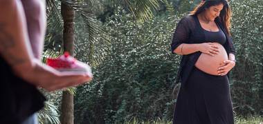 Gestante de Chegada da Agata