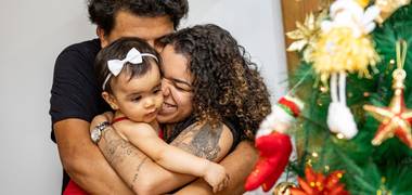 Ensaio infantil de O PRIMEIRO NATAL DA ISABELLA