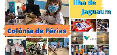 Obras Públicas de Colônia de Férias na Ilha de Jaguanum