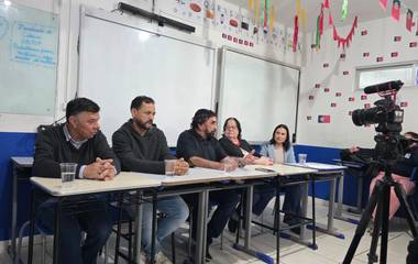 Arthur Manson registra Roda de Conversa sobre a história do bairro São Paulo para o Museu de Navegantes
