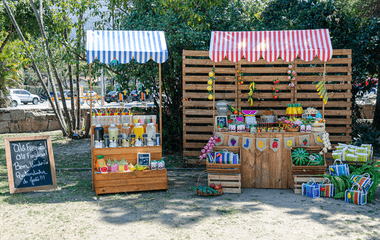 Faça festas ao ar livre!