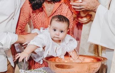 Batizado Maria Eduarda - Igreja Madre de Deus