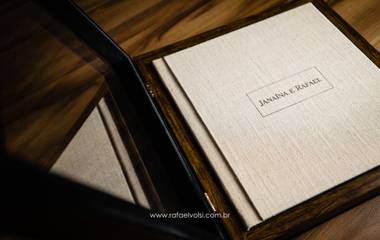 Álbum Tecido Linho Cru - Janaína e Rafael