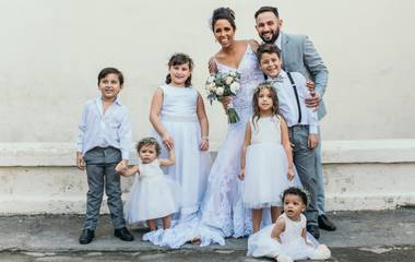 A idade certa das crianças em um casamento